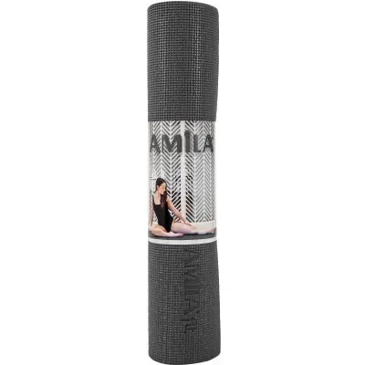 Στρώμα γυμναστικής της Amila 6mm - Μαύρο | Healthaction