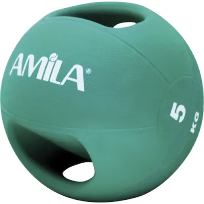Dual Handle Medicine Ball | Πρωτοποριακή μπάλα ενδυνάμωσης από την Amila