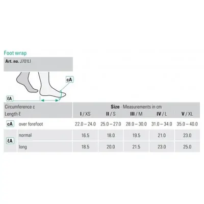 Juzo ACS Light Foot - Ρυθμιζόμενο Συμπιεστικό Ένδυμα Άκρου ποδός