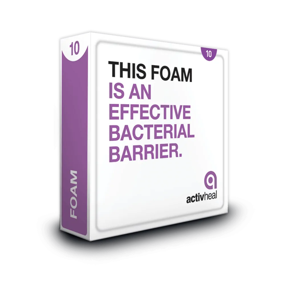 ActivHeal Foam Adhesive 15cmx15cm - Κολλητικό επίθεμα αφρού για επούλωση έλκους/πληγής ActivHeal Foam Adhesive 15cmx15cm - Κολλητικό επίθεμα αφρού για επούλωση έλκους/πληγής