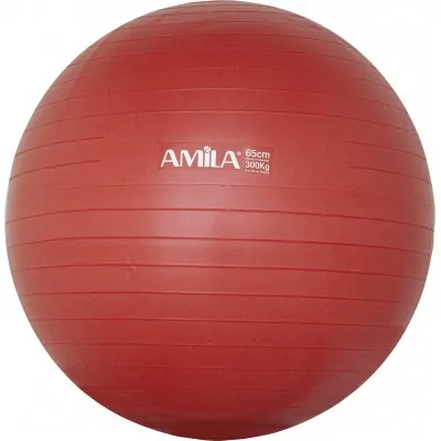 Μπάλα Γυμναστικής AMILA GYMBALL 65cm Κόκκινη