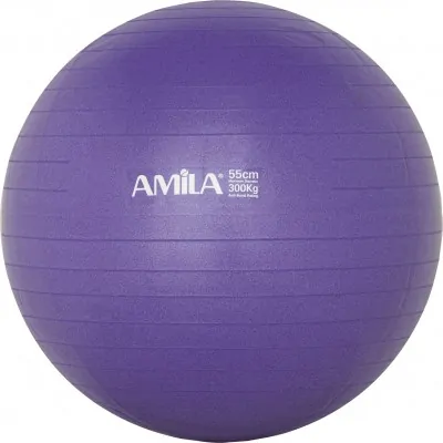 Μπάλα γυμναστικής 55cm -1000gr - Μωβ σε κουτι