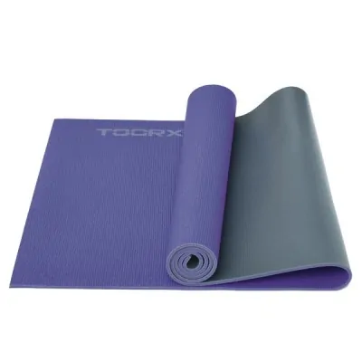 Στρώμα DUAL COLOR Yoga/Pilates and Fitness Μωβ/γκρι-Toorx