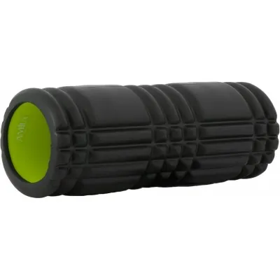 Foam Roller eva 14x33cm black/lime - HEALTHACTION