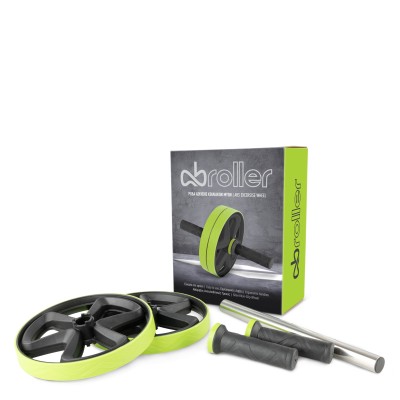 AMILA Ρόδα Κοιλιακών Διπλή | AB Roller Double Wheel