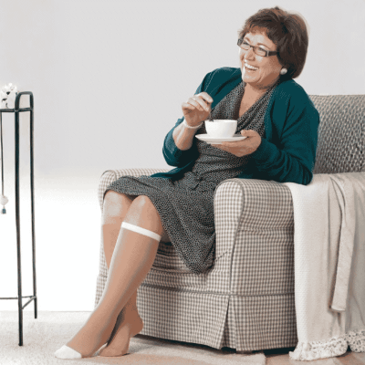 Juzo Ulcer Pro | Κάλτσα προστασίας & Συμπίεσης για Φλεβικό Έλκος