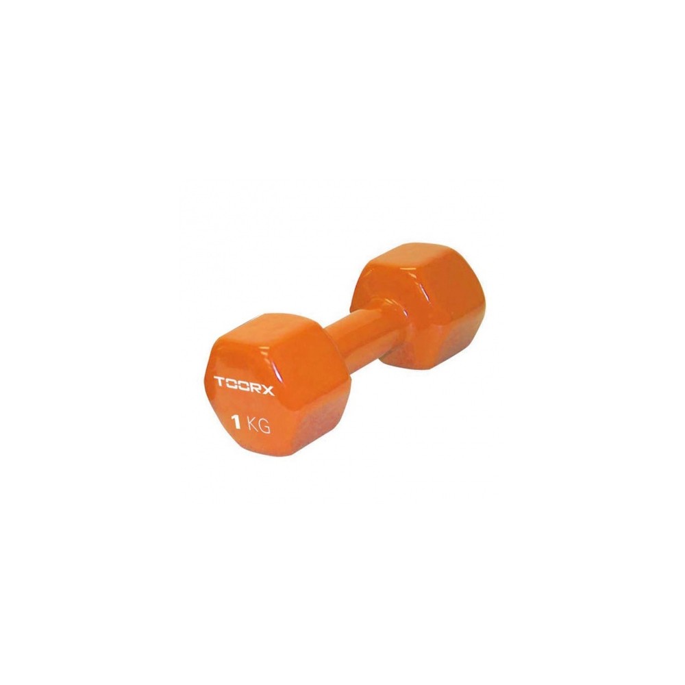 Βαράκι Χεριού Βινυλίου 1kg Πορτοκαλί Toorx
