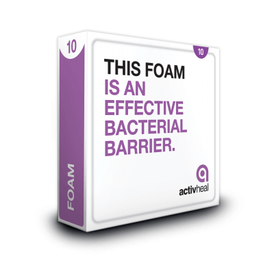 ActivHeal Foam Adhesive 15cmx15cm - Κολλητικό επίθεμα αφρού για επούλωση έλκους/πληγής